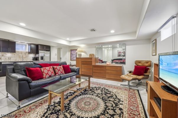 Interior, Kitchen, Living room, Recessed Lighting, Stainless Steel Appliances