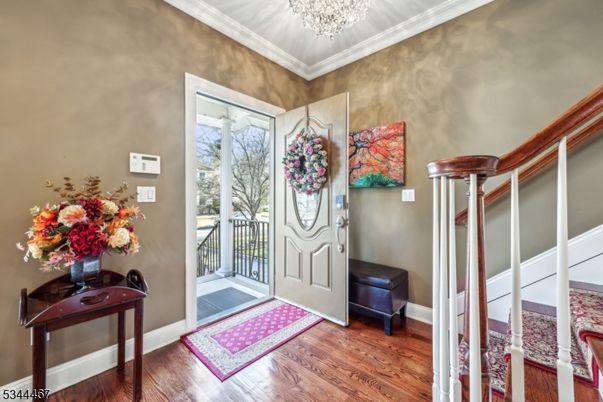 Chandelier, Interior, Wood Texture Flooring