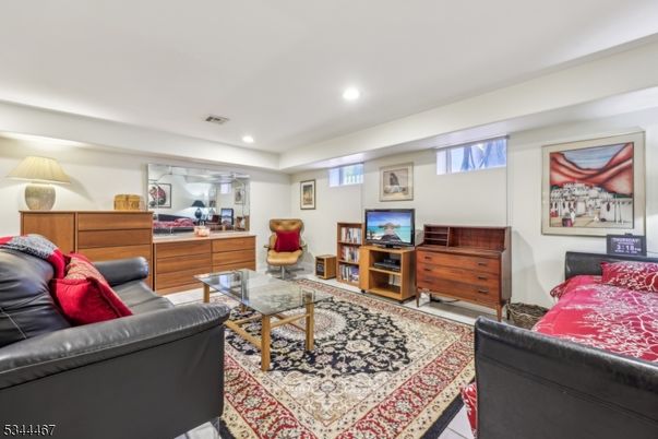 Interior, Living room, Recessed Lighting