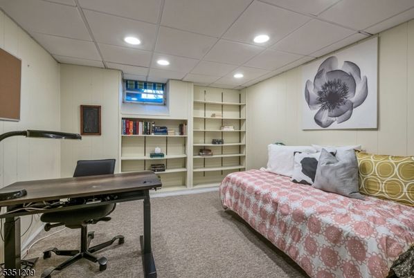 Home Office, Interior, Recessed Lighting
