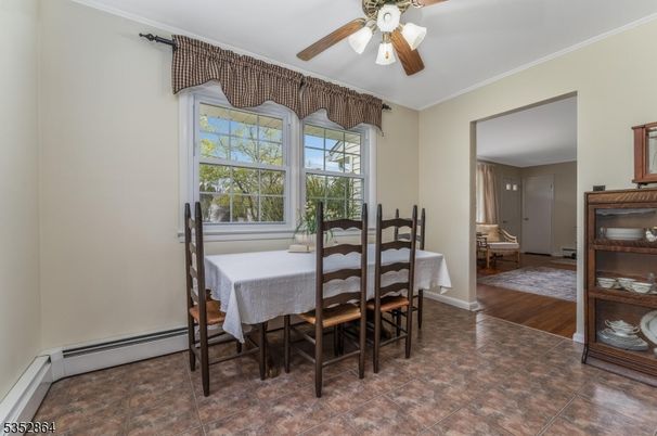 Dining room, Interior, Wood Texture Flooring