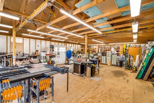 Fitness Equipment, Interior, Wooden Beams