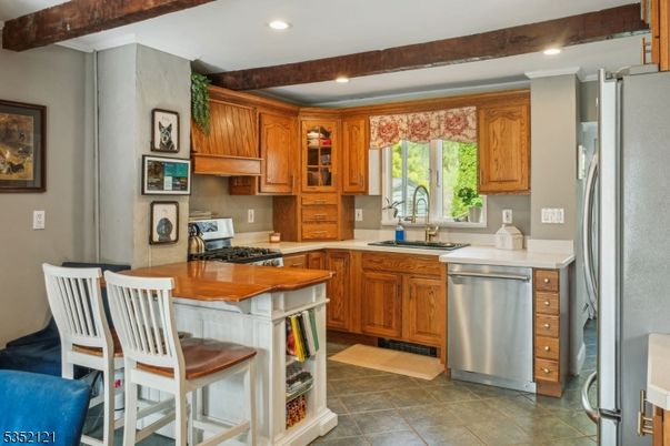 Interior, Kitchen, Recessed Lighting, Stainless Steel Appliances