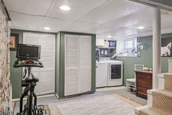 Fitness Equipment, Interior, Recessed Lighting, Washer