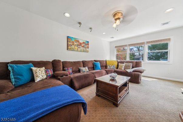 Interior, Living room, Recessed Lighting