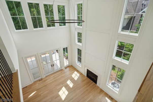 Fireplace, Interior, Wood Texture Flooring