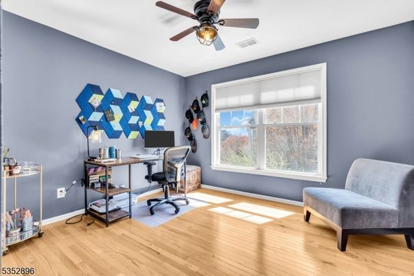 Home Office, Interior, Wood Texture Flooring