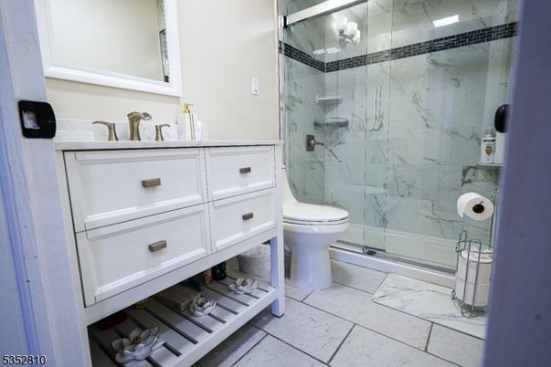 Bathroom, Glass Shower, Interior, Marble Walls