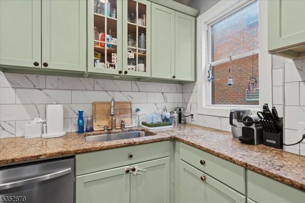 Interior, Kitchen, Marble Walls