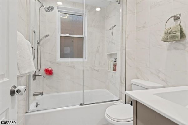 Bathroom, Glass Shower, Interior, Marble Walls