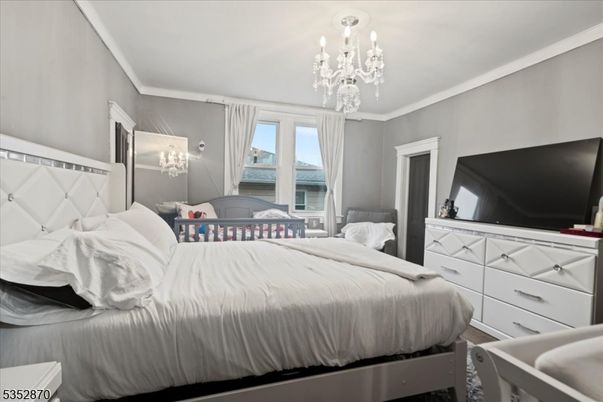 Bedroom, Chandelier, Interior, Water