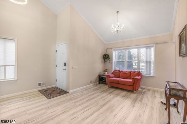 Chandelier, Interior, Wood Texture Flooring