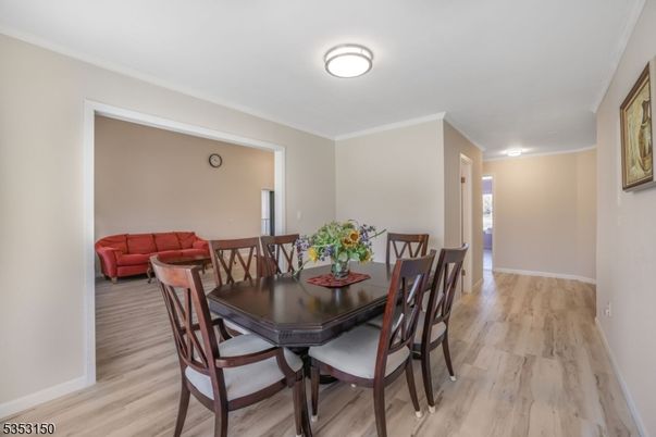 Dining room, Interior, Wood Texture Flooring
