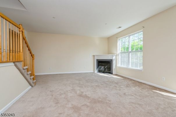 Empty room, Fireplace, Interior