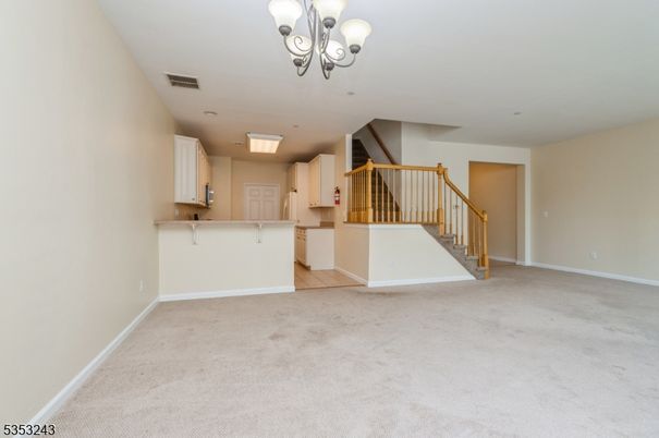 Chandelier, Empty room, Interior