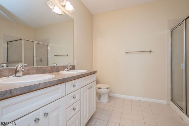 Bathroom, Dual Sink Vanities, Glass Shower, Interior