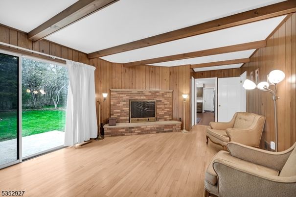 Fireplace, Interior, Wooden Beams, Wood Texture Flooring, Wooden Walls
