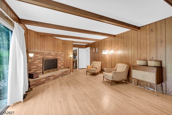 Fireplace, Interior, Stone Walls, Wooden Beams, Wood Texture Flooring, Wooden Walls