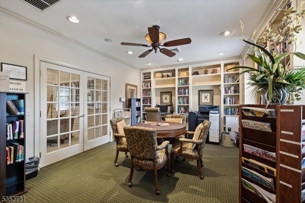 Home Office, Interior, Recessed Lighting
