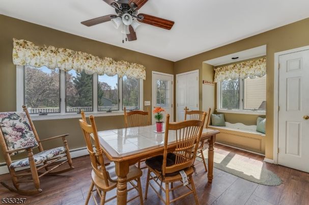 Dining room, Interior, Wood Texture Flooring