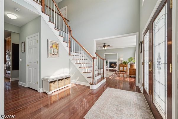 Fireplace, Interior, Wood Texture Flooring