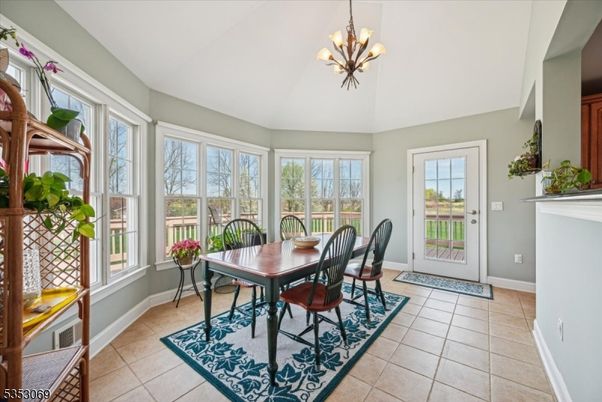 Dining room, Interior, Pendant Lights