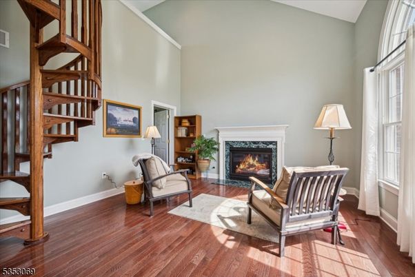Fireplace, Interior, Wood Texture Flooring