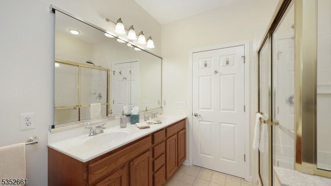 Bathroom, Dual Sink Vanities, Glass Shower, Interior