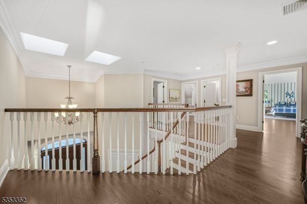 Chandelier, Interior, Recessed Lighting, Wood Texture Flooring