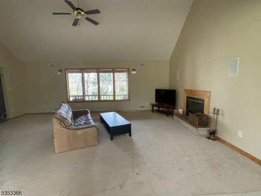 Empty room, Fireplace, Interior