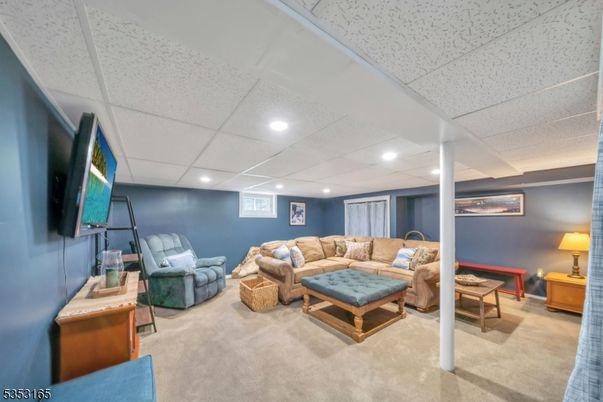 Interior, Living room, Recessed Lighting