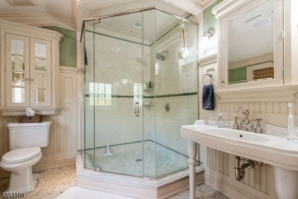 Bathroom, Glass Shower, Interior