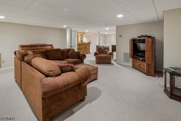 Interior, Living room, Recessed Lighting