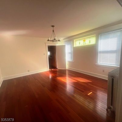Chandelier, Empty room, Interior, Pendant Lights, Wood Texture Flooring