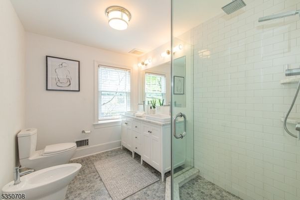 Bathroom, Dual Sink Vanities, Glass Shower, Interior