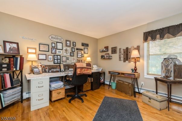Home Office, Interior, Wood Texture Flooring