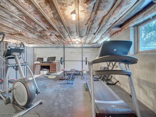 Fitness Equipment, Interior, Stone Walls
