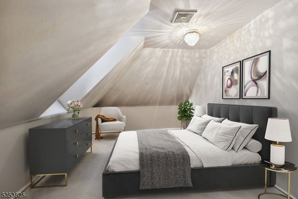 Bedroom, Chandelier, Interior