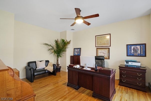 Home Office, Interior, Wood Texture Flooring
