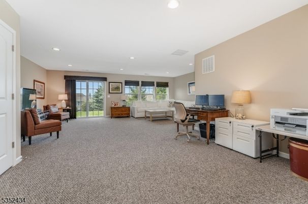 Home Office, Interior, Recessed Lighting