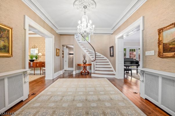 Chandelier, Interior, Piano, Wood Texture Flooring