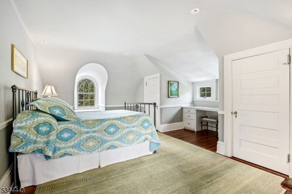 Bedroom, Home Office, Interior, Recessed Lighting, Wood Texture Flooring