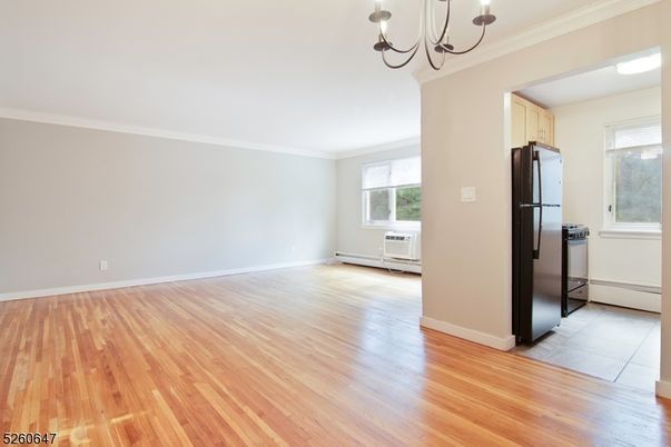 Chandelier, Empty room, Interior, Kitchen, Wood Texture Flooring