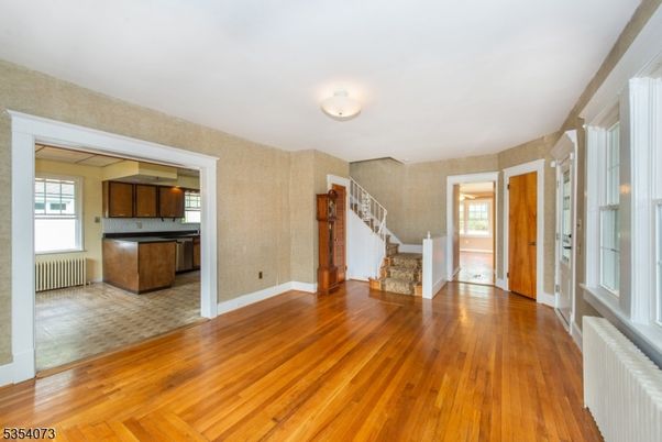 Empty room, Interior, Kitchen, Wood Texture Flooring
