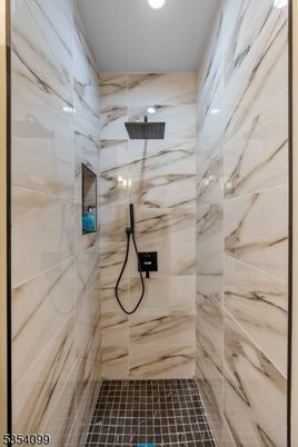 Bathroom, Interior, Marble Walls, Recessed Lighting