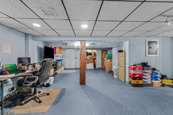 Home Office, Interior, Recessed Lighting