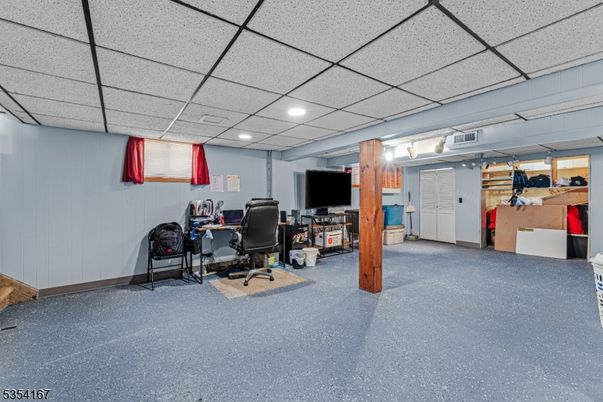 Home Office, Interior, Recessed Lighting