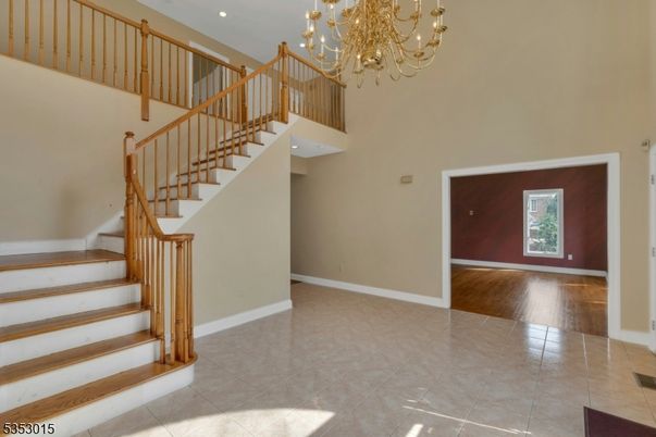 Chandelier, Interior, Recessed Lighting, Wood Texture Flooring