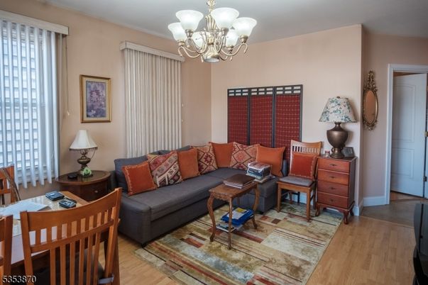 Chandelier, Interior, Living room, Wood Texture Flooring