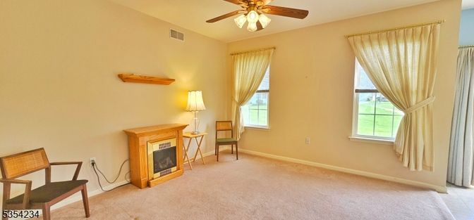 Empty room, Fireplace, Interior